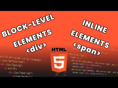 HTML5 - #3 - Block Level & Inline Elements  - [Tutorial in Italiano]