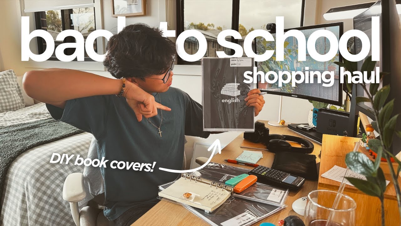 📁 stationery vlog: back to school prep — shopping haul, study tips, productive tools