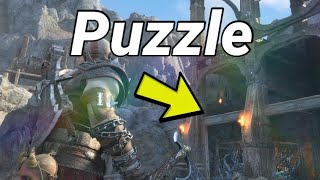 The Forge Geyser Lift Wheel Puzzle God of War Ragnarok Forging Destiny Water Puzzle Svartalfheim