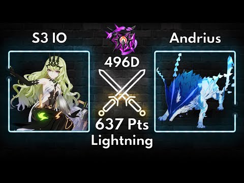 HI3 SEA EX Abyss | Nirvana 496D Lightning Andrius 637+ Pts [ S3 IO, S2 HTR, Eden ] 4* Kiana