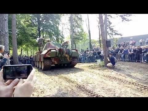 Militracks 2019 Panther ausf A passing by.
