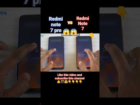 😱😱😱redmi note 7 pro vs redmi note 7 speed test 🚄#trollface#ytshorts