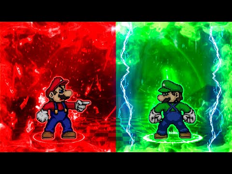 [MUGEN] ║ Mario is the winner (1p, 2p) VS Chaos-Super Luigi (10p) ║ [Request]