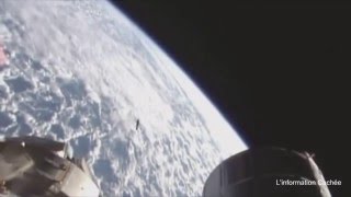 La navette spatiale rencontre le satellite le Chevalier Noir russe.