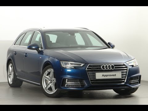 KW66ZBL AUDI A4 AVANT TDI QUATTRO S LINE BLUE 2017, Derby Audi