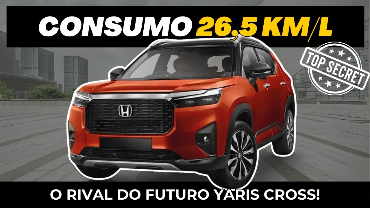 NOVO SUV HONDA WR-V está chegando e será IMBATÍVEL NO CONSUMO!