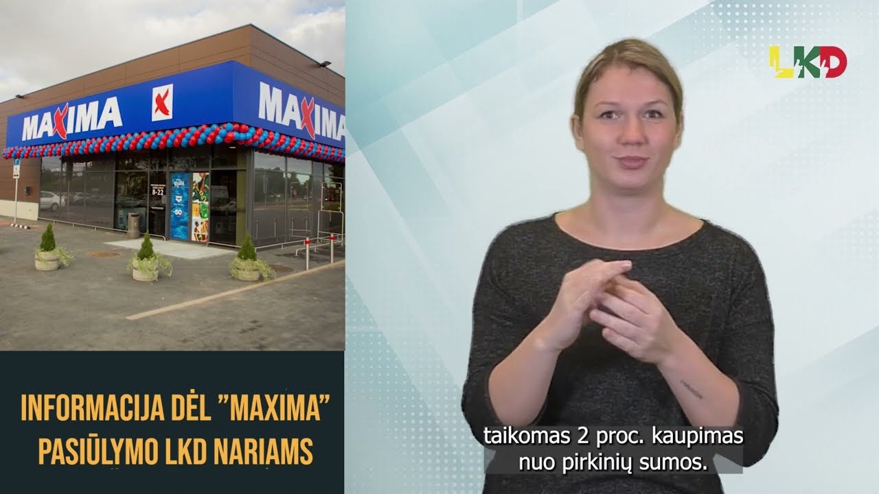 LKD nariams – papildoma nauda „Maxima“ parduotuvėse