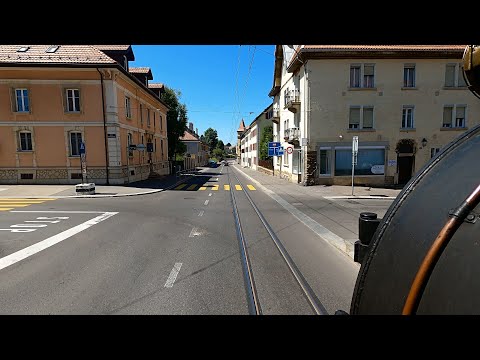 Chemins de fer du Jura - Driver’s Eye View - Saignelégier to La Chaux de Fonds - 4K