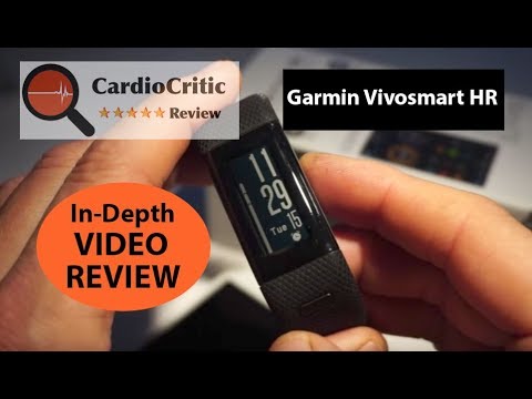 Garmin Vivosmart HR+ Video Review - Activity Tracker with wrist based HR & built-in GPS