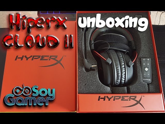 Vídeo relacionado con HyperX KHX-HSCP-RD Cloud II - Cascos de Gaming para PC/PS4/Mac, Negro/Rojo
