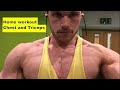 Chest & Tricep EQUIPTMENT FREE home workout