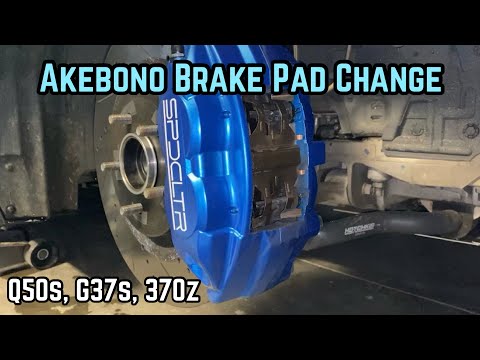 How to Change Brake Pads Q50s, G37s, 370z