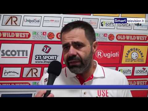 Coach Alessio MARCHINI dopo USE COMPUTER GROSS vs SAN MINIATO