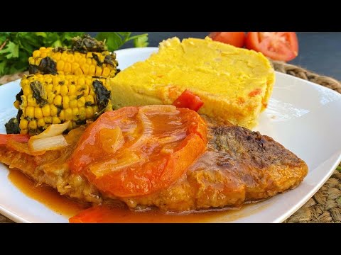 LETS COOK! COU-COU / STEW FISH | AUTHENTIC GRENADIAN FOOD