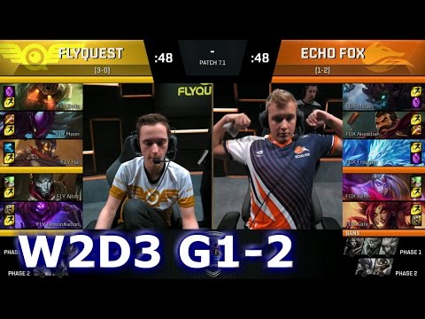 Echo Fox vs FlyQuest Game 2 | S7 NA LCS Spring 2017 Week 2 Day 3 | FOX vs FLY G2 W2D3