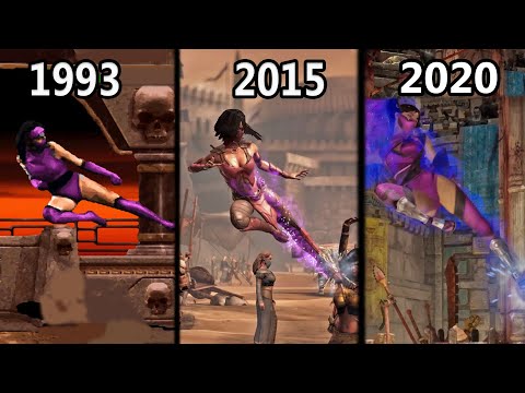 Evolution of Mileena's Tele-Kick (1993-2020)