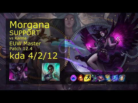 Rank 1 EUW Morgana: Support vs Karma