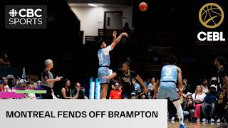 Montreal Alliance hold off late rally to defeat Brampton Honey Badgers | #CBCSports