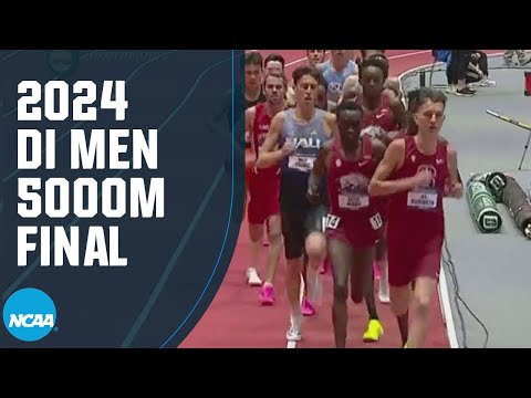 Men's 5000m Final - 2024 NCAA indoor track and field championships