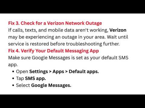 Verizon Texts Not Going Through 2023