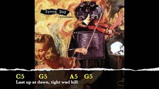 Backing track - Green Day - Tight Wad Hill