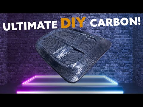 QUICKEST way to make carbon parts! Affordable DIY carbon fiber