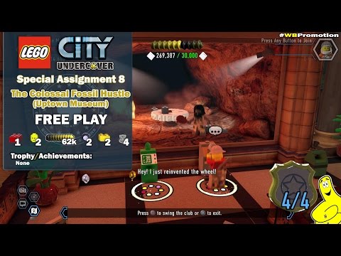 Lego City Undercover: Special Assignment 8 Colossal Fossil Hustle (Uptown Museum) FREE PLAY - HTG