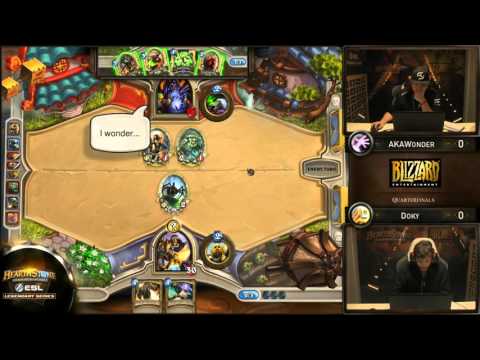 ESL Hearthstone Legendary Series Katowice 2016 - AKAWonder vs. Doky