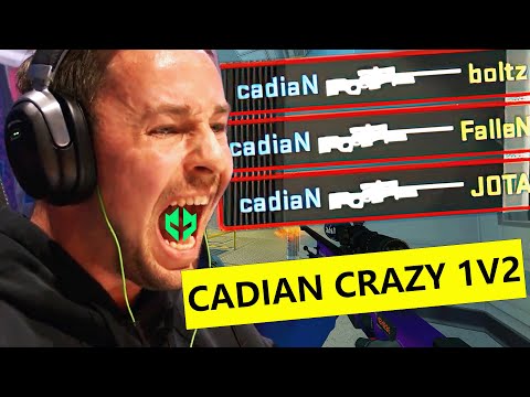 【Blast】势如破竹！cadian crazy 1V2!!! | BLAST Premier Spring Final 2023