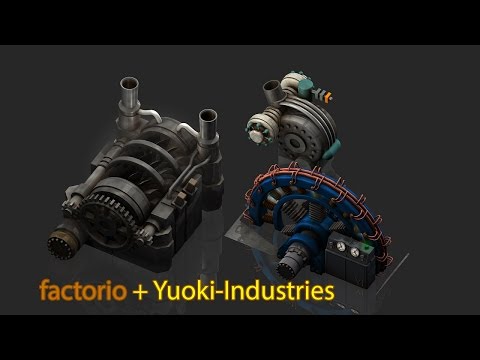 Factorio 11.15 - Mod Yuoki-Industries - Show Basics 5 - Boiler, Generators