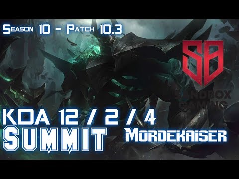 SB Summit MORDEKAISER vs SYLAS Top - Patch 10.3 KR Ranked