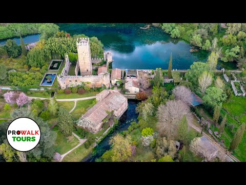Garden of Ninfa Drone Tour