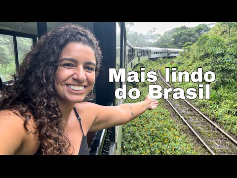 PASSEIO DE TREM MAIS LINDO E A CAPITAL MAIS LIMPA DO BRASIL