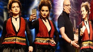 LFW 2016:  Kangana Ranaut Flaunts The Right Attitude On The Ramp In Tarun Tahiliani Creation!