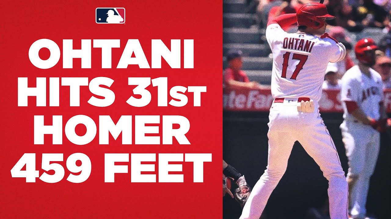 SHOHEI GOES DEEP AGAIN! Shohei Ohtani hits a 459-foot shot for his 31st homer of the year!