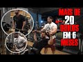 ELE GANHOU MAIS DE 20KG EM 6 MESES! | SUPER CONHECE UM NINJA BODYBUILDER | DICAS DE OFF E TREINO