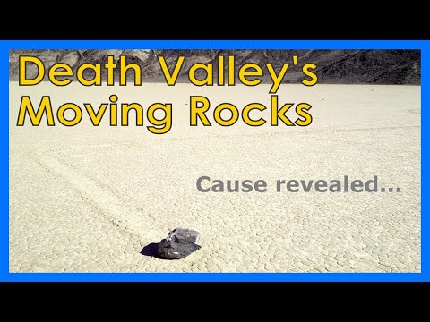 The Geology Behind the "Sailing Stones" of Death Valley