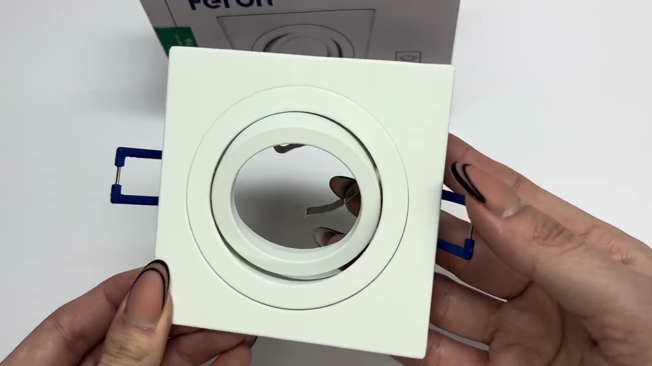 Врезной точечный светильник FERON DL6220 белый 01803