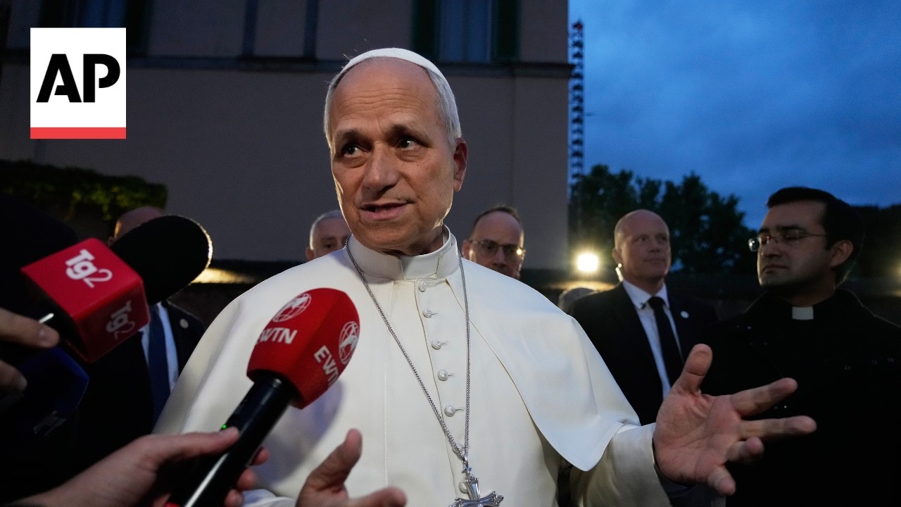 Video | Pope Leo calls out Trump’s misrepresentation of his views on Iran and nuclear weapons
