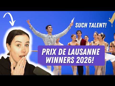 PRIX DE LAUSANNE 2026 - PRIZE WINNERS REACTION!