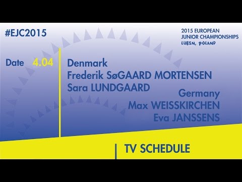 Final XD F. Søgaard/S. Lundgaard (DEN) VS. M. Weisskirchen/E. Janssens (GER) #EJC2015 Lubin,Poland
