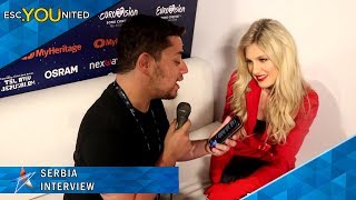 Nevena Bozovic - &quot;Kruna&quot; Interview (Serbia) | Eurovision Song Contest 2019