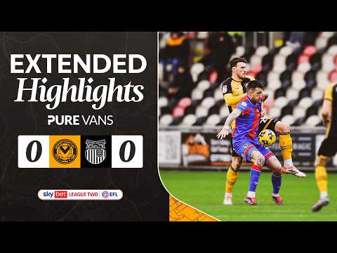 Extended Highlights | Newport County 0-0 Grimsby Town