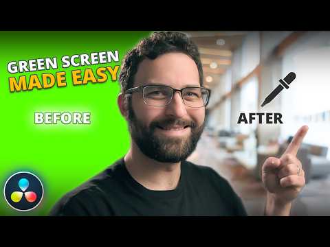 Green Screen in DaVinci Resolve 20 (FREE): Fast and Pro Shooting and Keying Tips