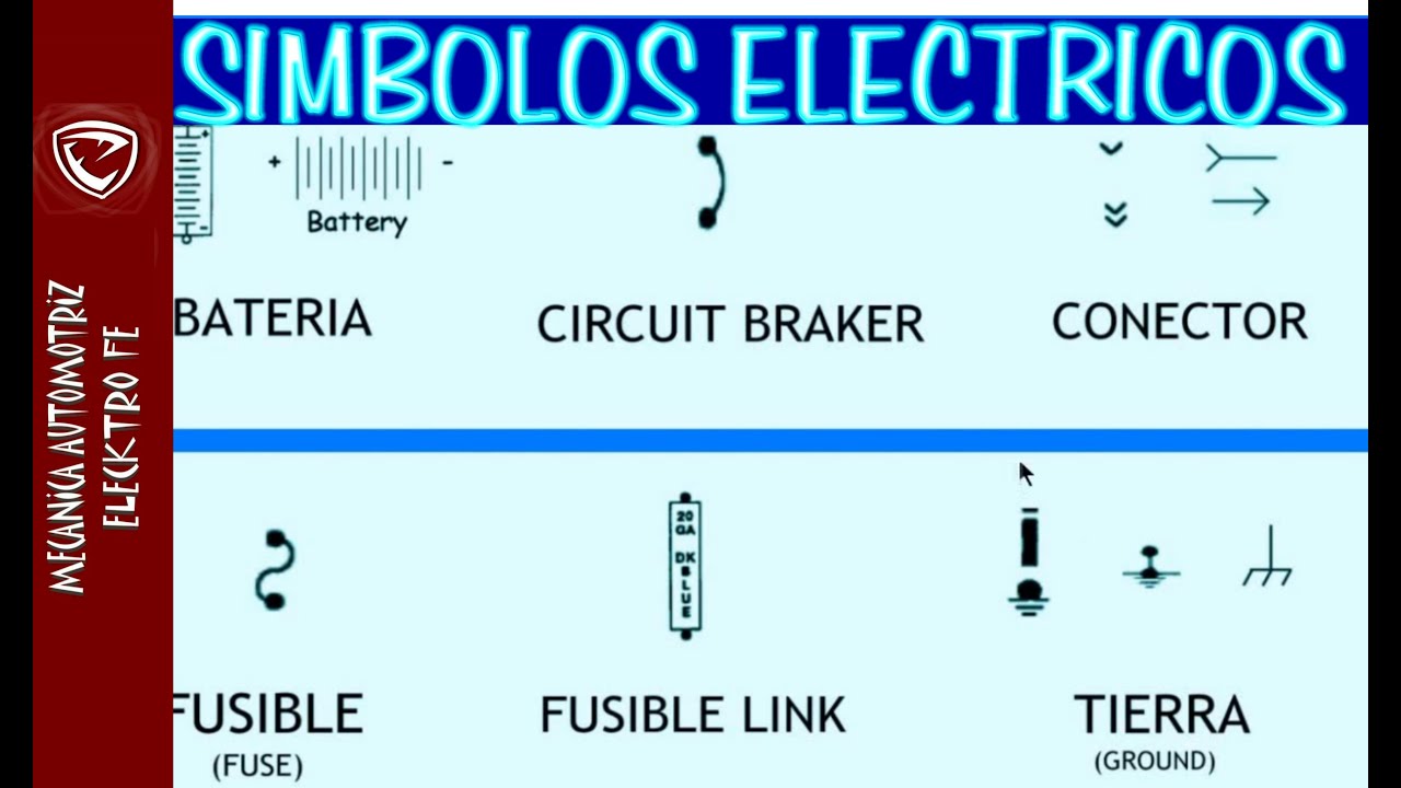 Simbolos Electricos Automotrices para leer DIAGRAMAS (y codigos de colores)