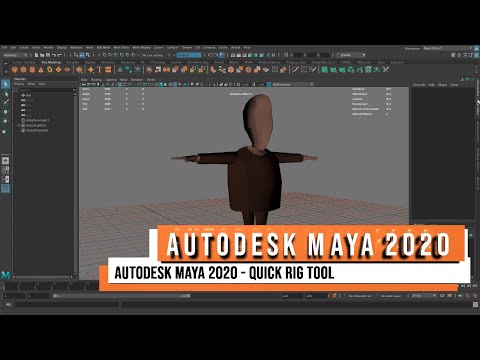 Autodesk Maya 2020 - Quick Rig Tool