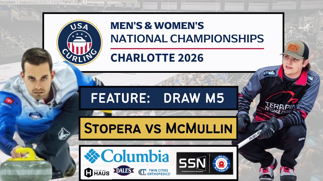 FEATURE: Andrew Stopera vs. Carson McMullin - Draw M5 - USA Curling National Championships [C]