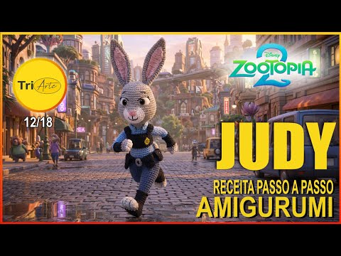 Judy Amigurumi Step-by-Step Tutorial 🧶 | Complete Zootopia 2 Pattern – Part 12