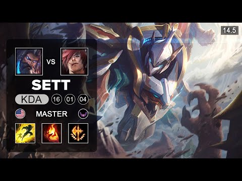 Sett vs Udyr Top - NA Master - Patch 14.5 Season 14