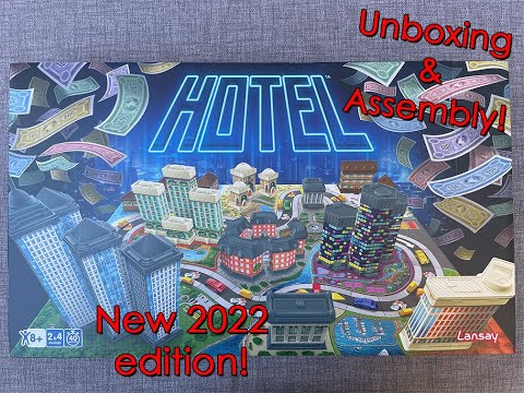Hotel Board Game 2022-2023 Edition - Unboxing and assembly